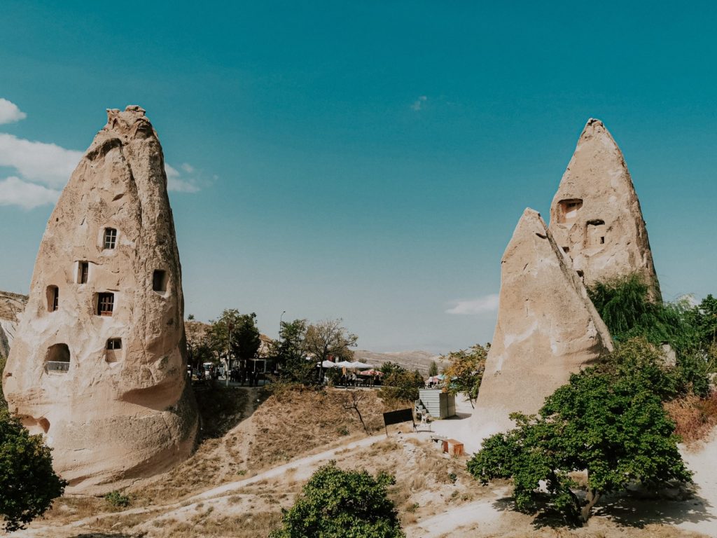 Casas en Göreme, Kapadokya, habitadas hasta la actualidad 2022.